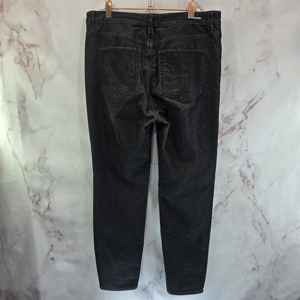 Carve Designs Pants Womens 12 Black Corduroy High Rise Straight Carson Crop